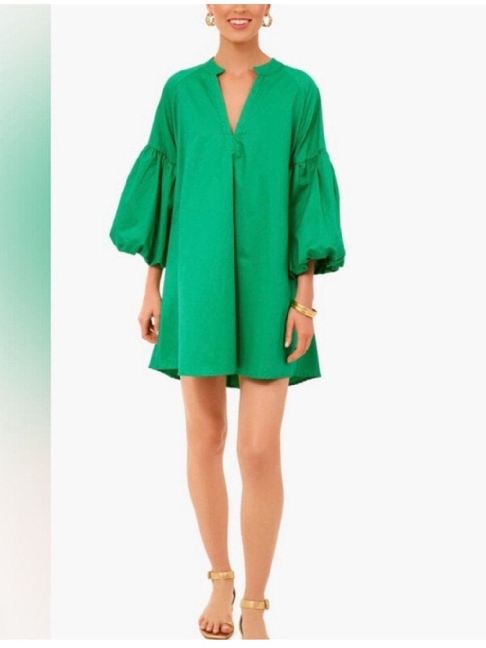 Kasia green Santorini‎ mini dress XS